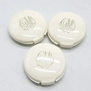 Germaine Monteil Womens Compact Superglow Solid Satin Powder Sheer LOT OF 3 VTG